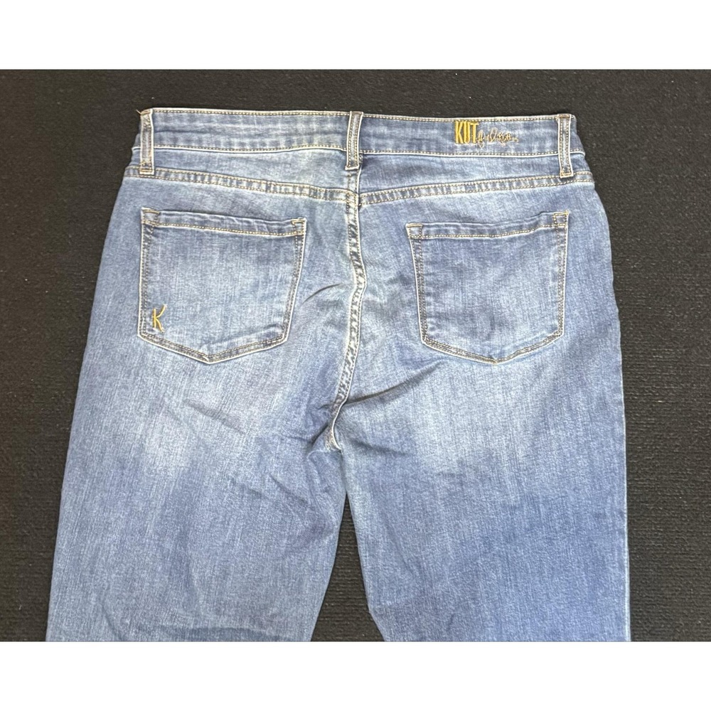 KUT From The Kloth Jeans Womens 10 Blue Medium Wash Carrie Boyfriend Denim - Picture 6 of 12